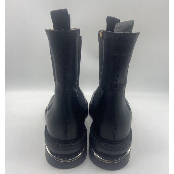Alexander‎ Wang Chelsea Boots Booties  Size 38/7 Andy Black Biker Leather - Picture 4 of 15